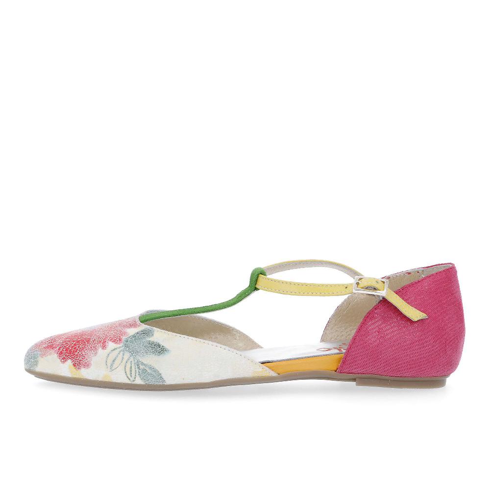 QVC Ebarrito Scarpe A T In Pelle Con Punta Sfilata