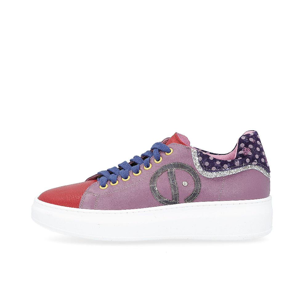 QVC Ebarrito Sneaker In Pelle Con Logo In Rilievo