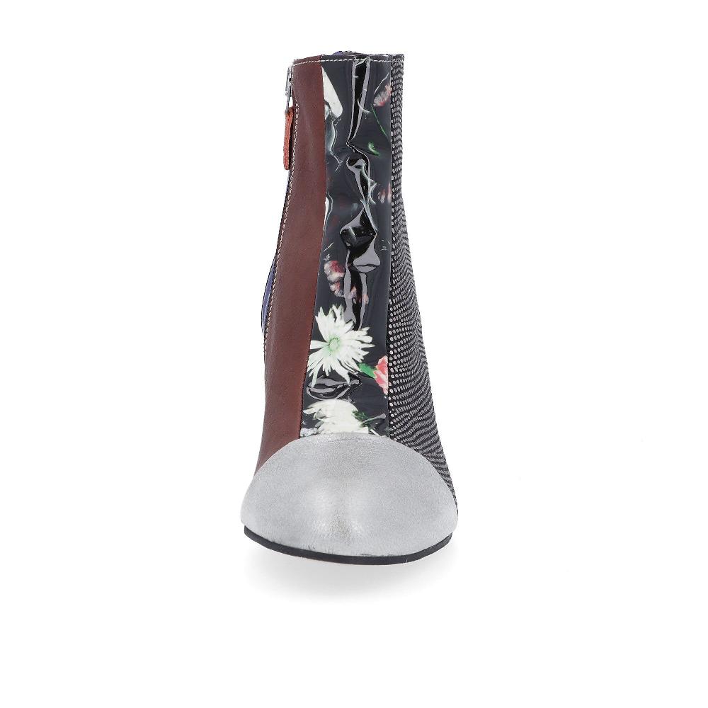 QVC Ebarrito Stivaletti In Pelle Con Tacco 5 5 Cm