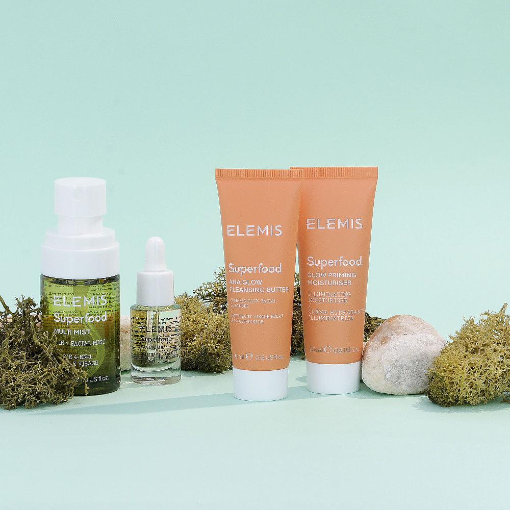 QVC Elemis Kit Superfood Balsamo +crema+olio+spray