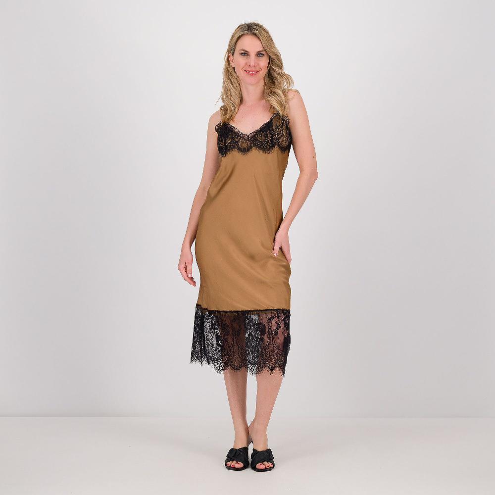 QVC Enjoy Abito a sottoveste con dettagli in pizzo