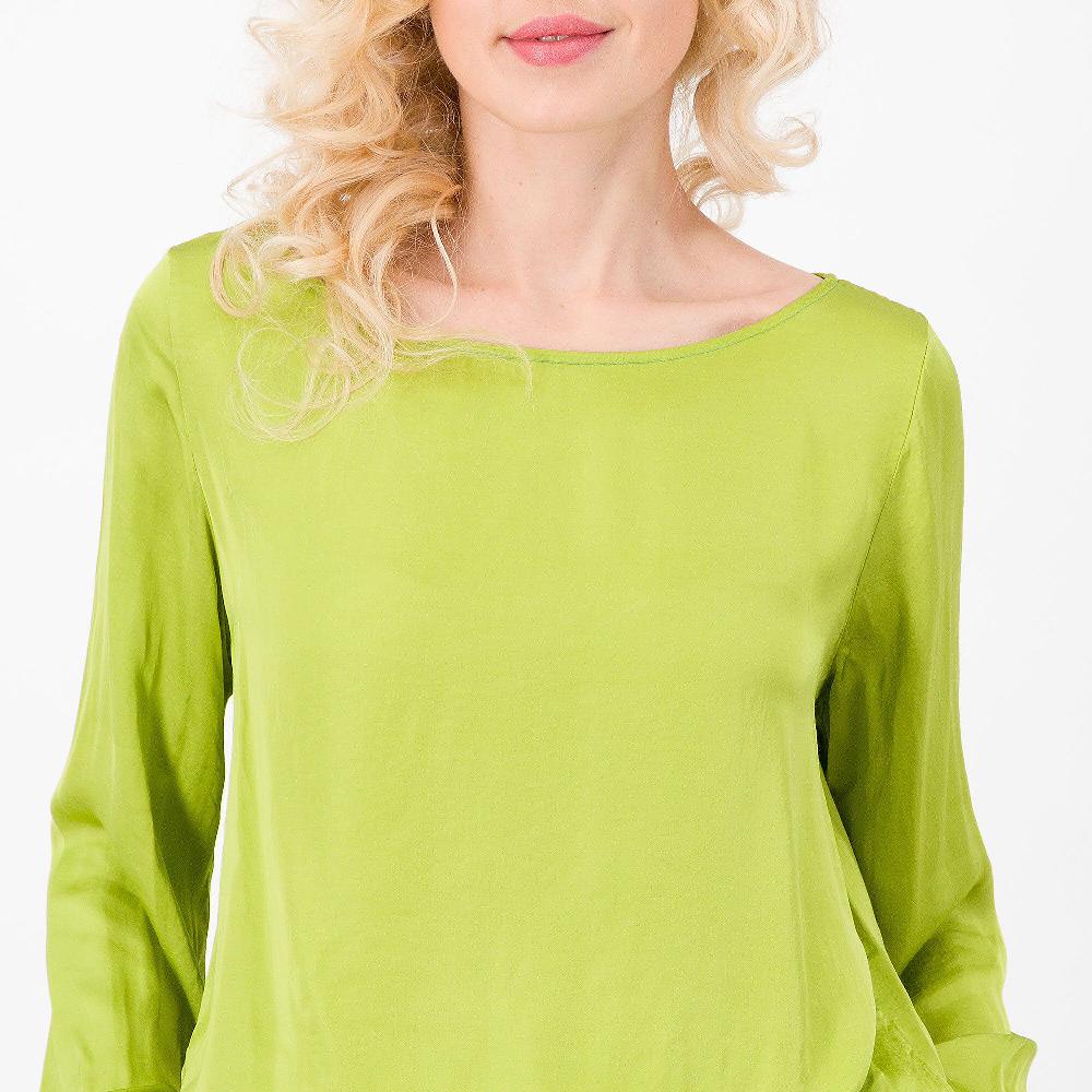 QVC Enjoy Blusa Con Scollo A Barca In Raso