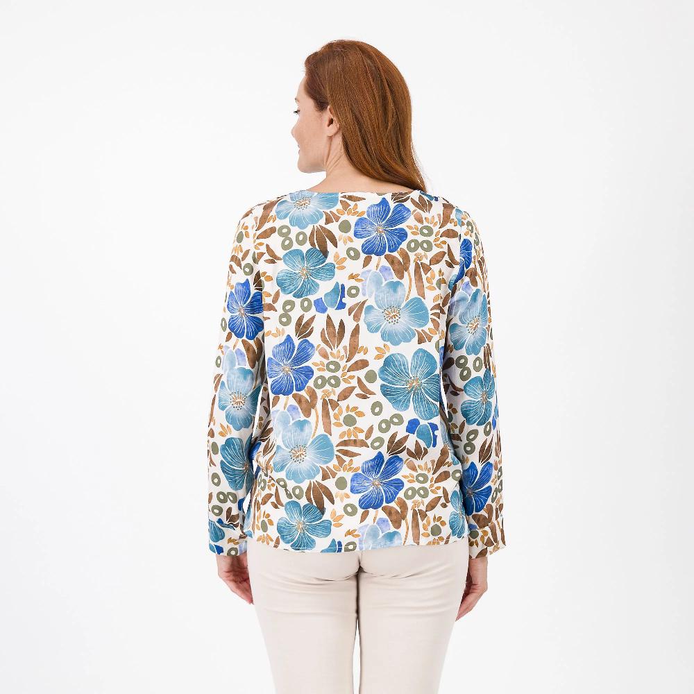 QVC Enjoy Blusa Incrociata Fantasia