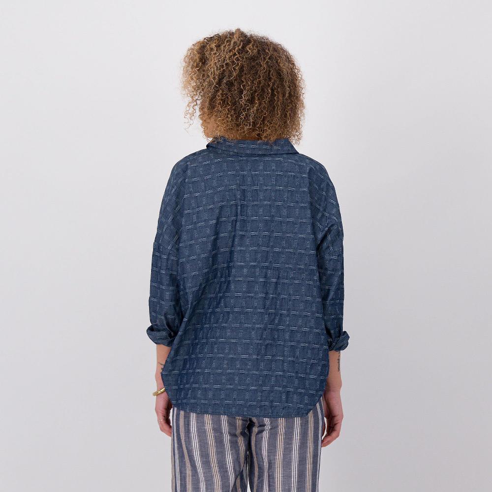 QVC Enjoy Camicia A Maniche Lunghe Con Ricamo