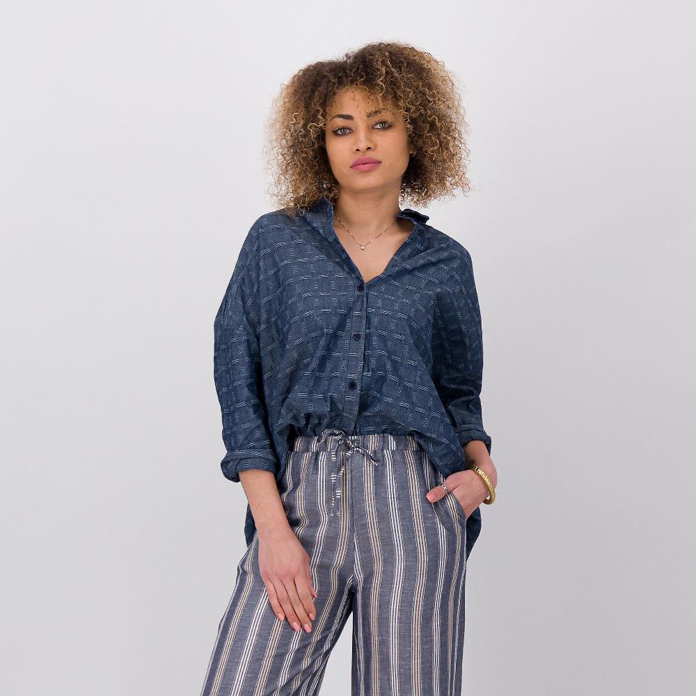QVC Enjoy Camicia a maniche lunghe con ricamo