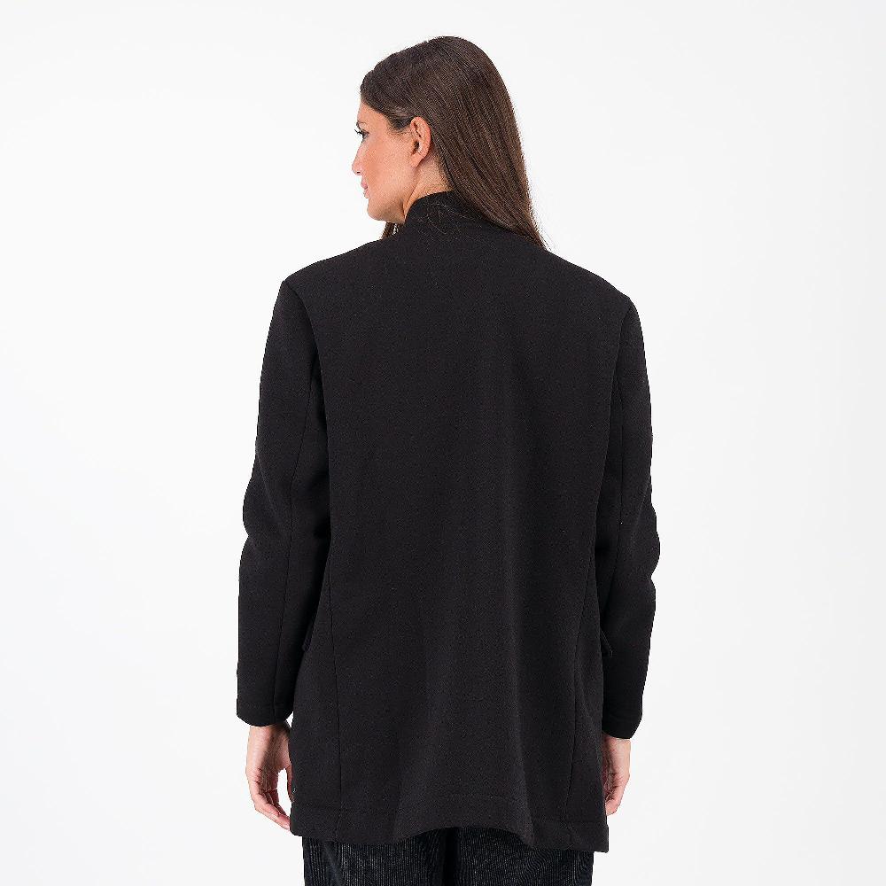 QVC Enjoy Cappotto In Felpa Collo Bomber