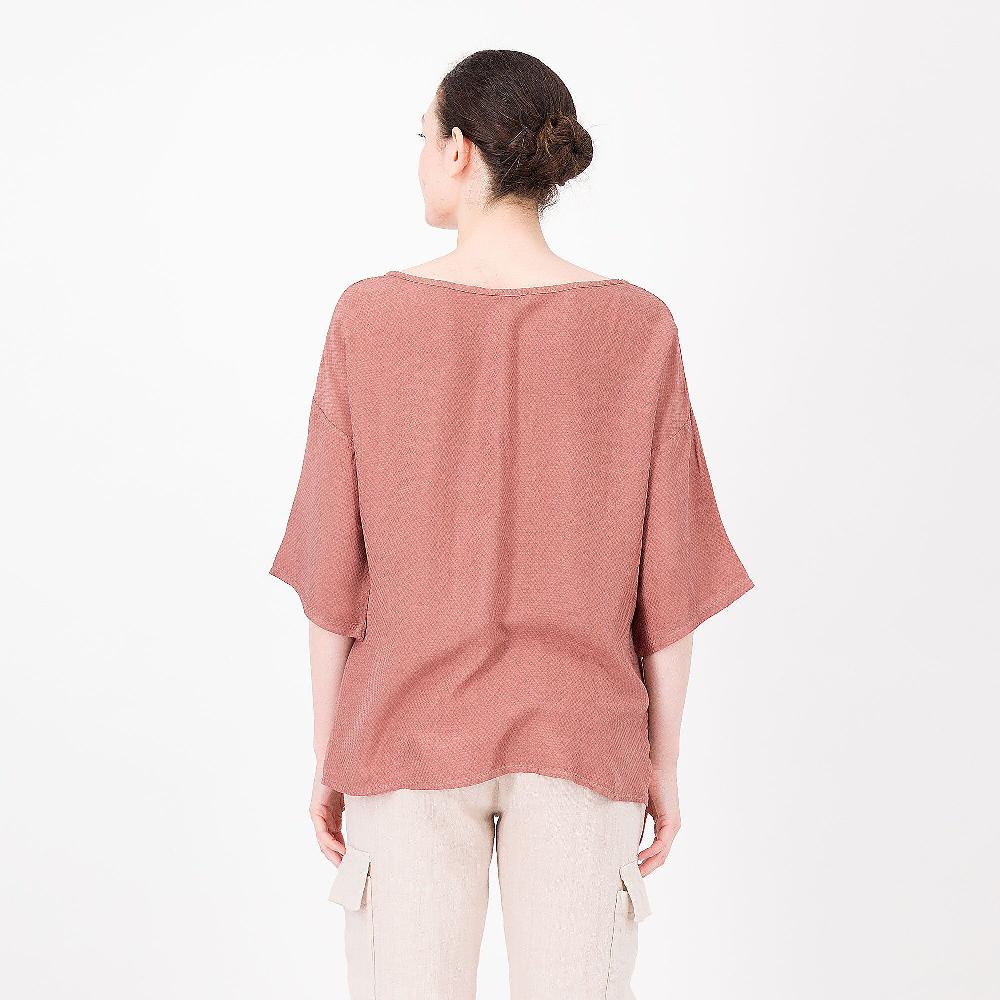 QVC Enjoy Maglia In Raso Operato Di Viscosa