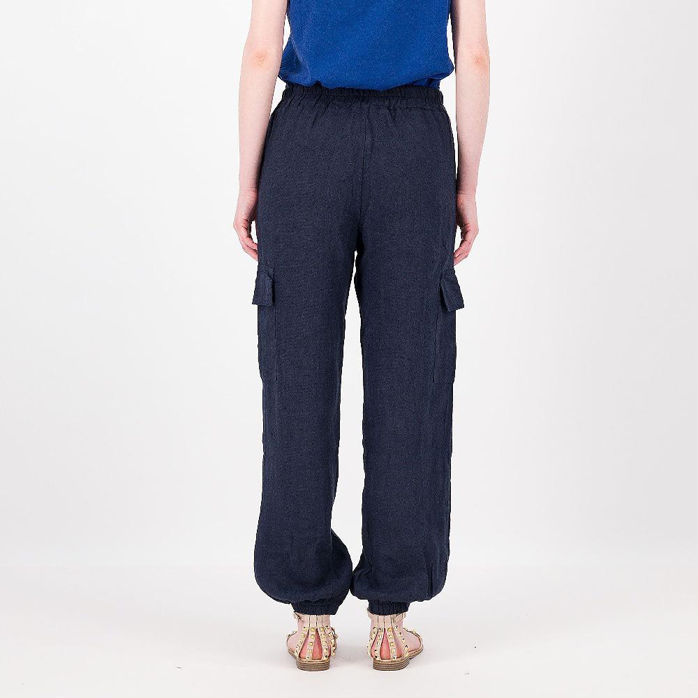 QVC Enjoy Pantaloni Cargo In Lino