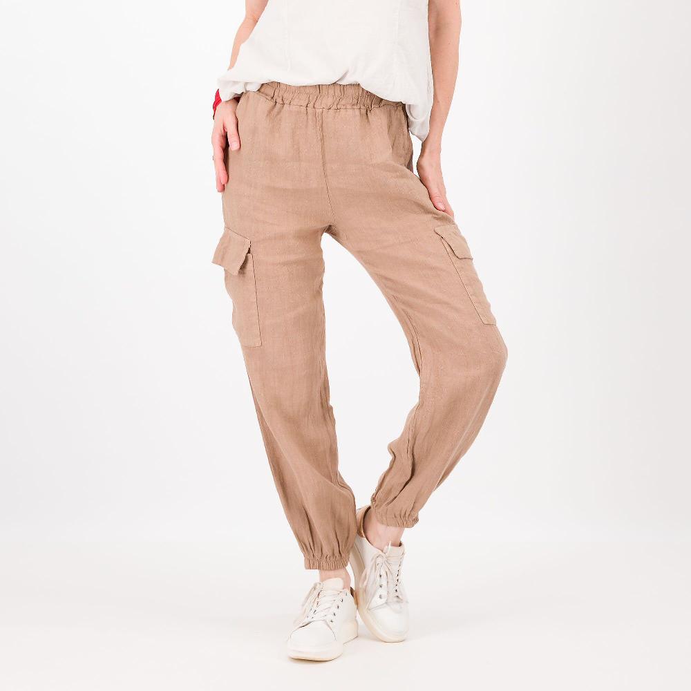 QVC Enjoy Pantaloni cargo in lino