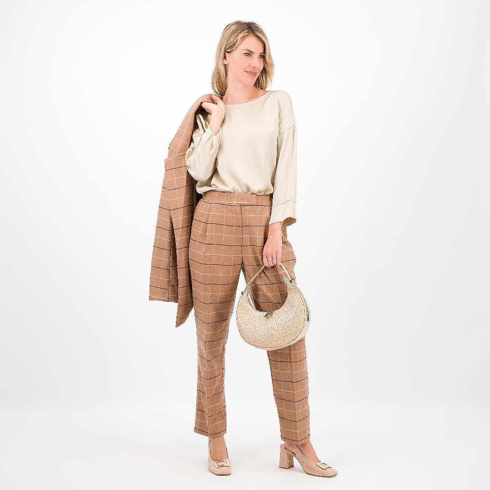 QVC Enjoy Pantaloni Chino Fantasia Check