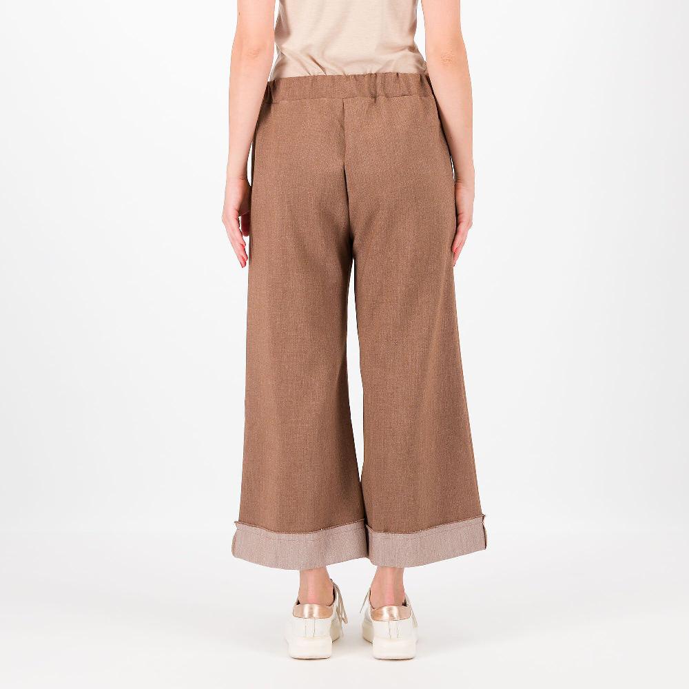QVC Enjoy Pantapalazzo In Tessuto Effetto Jeans