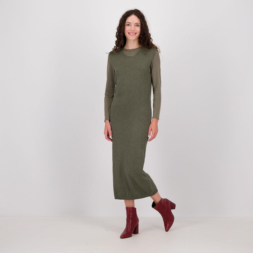QVC ENJOY TRICOT Abito lungo girocollo smanicato