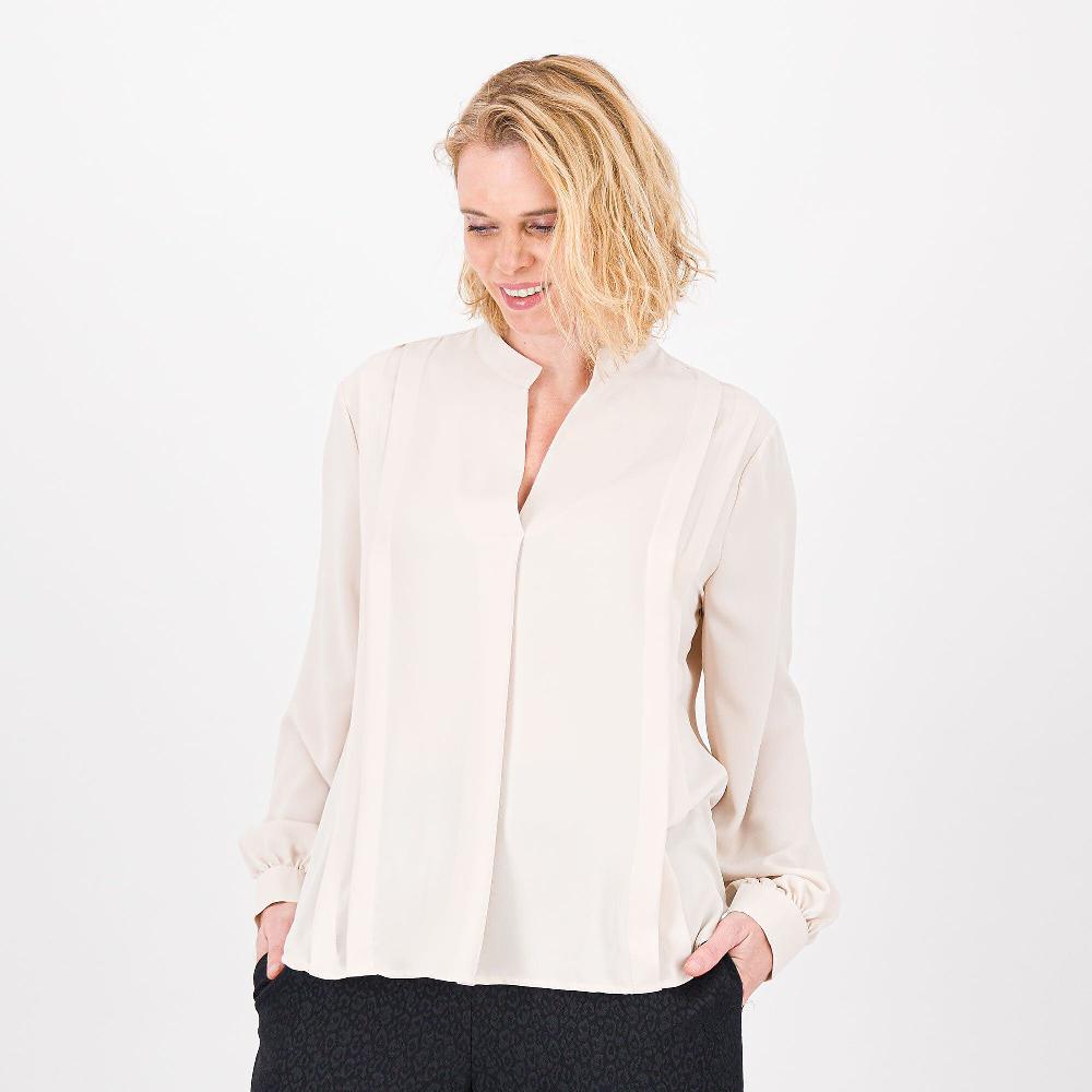 QVC EVA Franco Ciambella Blusa in doppia georgette