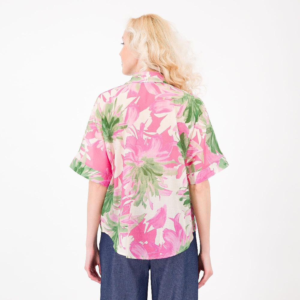 QVC EXTESA Camicia Fantasia In Voile Di Cotone