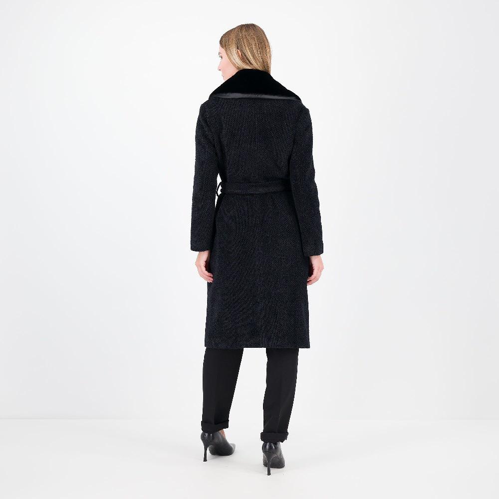 QVC EXTESA Cappotto Con Collo In Tessuto Peluche