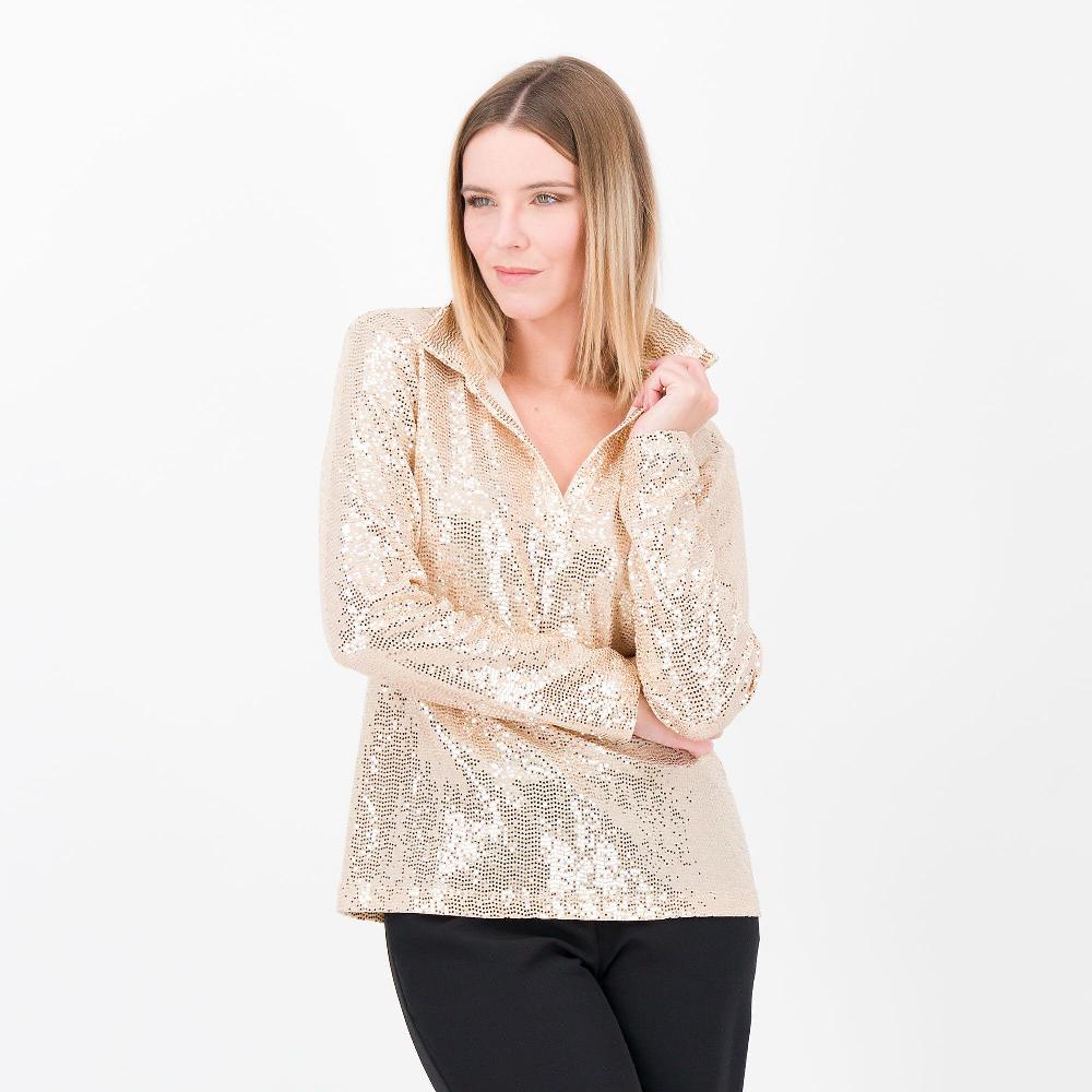 QVC EXTESA Maglia a manica lunga in paillettes