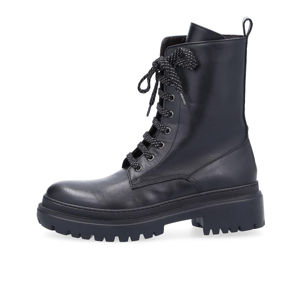 QVC FAIRE Biker In Pelle Suola Tipo Carrarmato