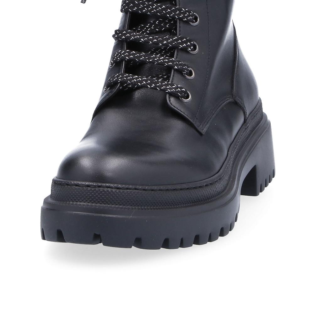 QVC FAIRE Biker In Pelle Suola Tipo Carrarmato