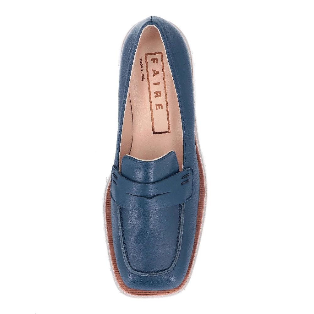 QVC FAIRE Mocassini In Pelle Con Tacco 3 Cm