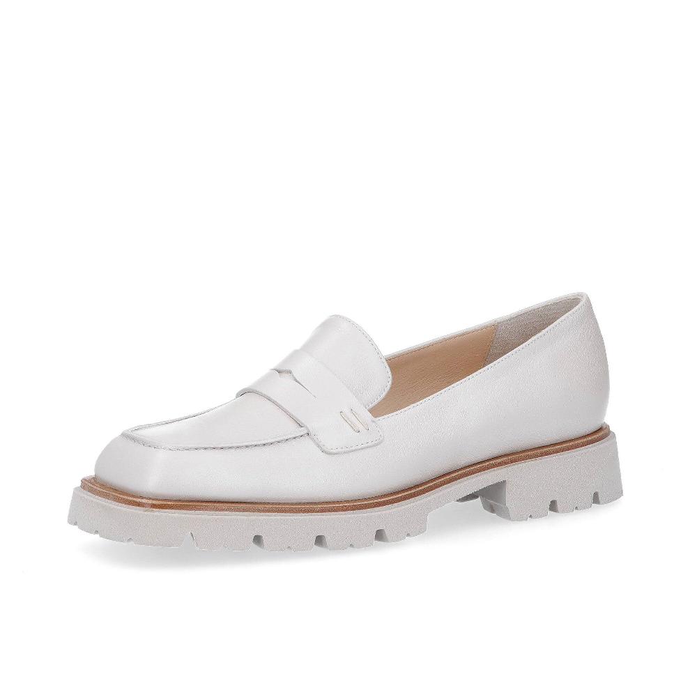 QVC FAIRE Mocassini in pelle con tacco 3 cm