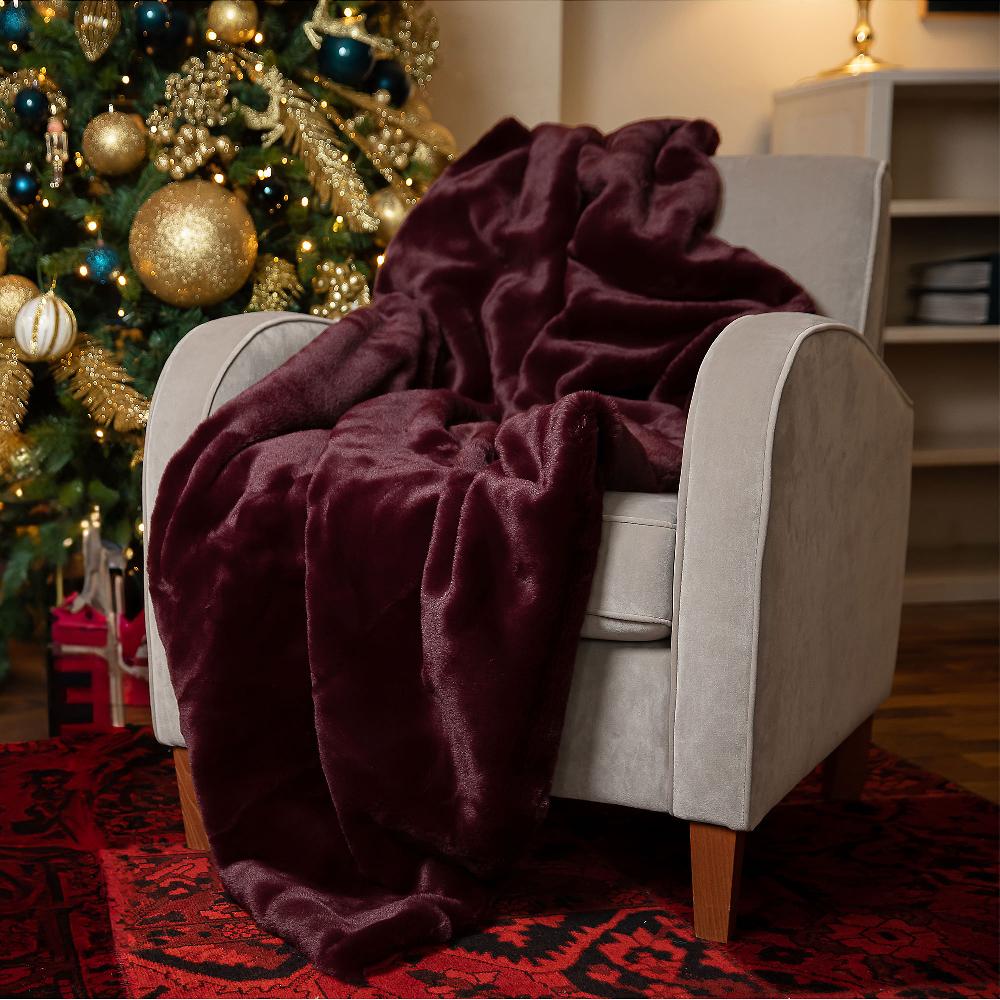 QVC Ferò Plaid Elisir In Morbido Pelo Sintetico