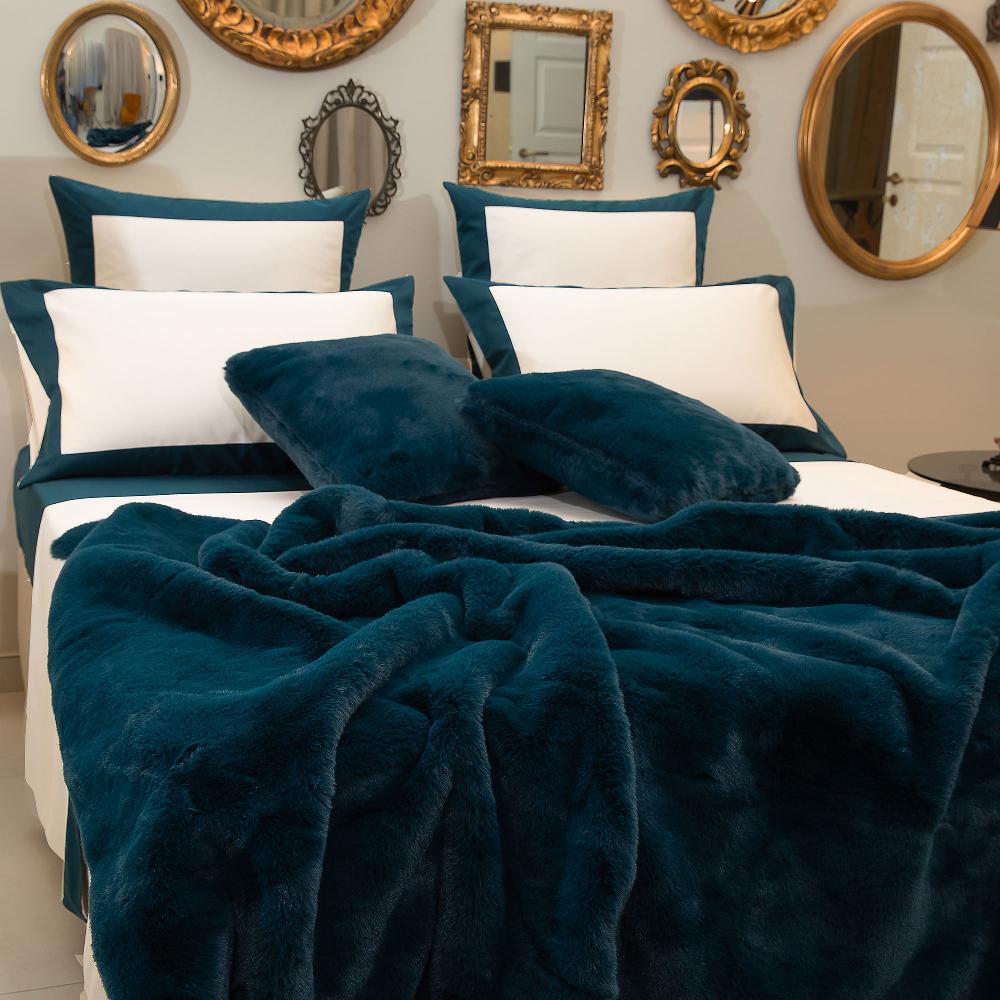 QVC Ferò Plaid Elisir In Morbido Pelo Sintetico