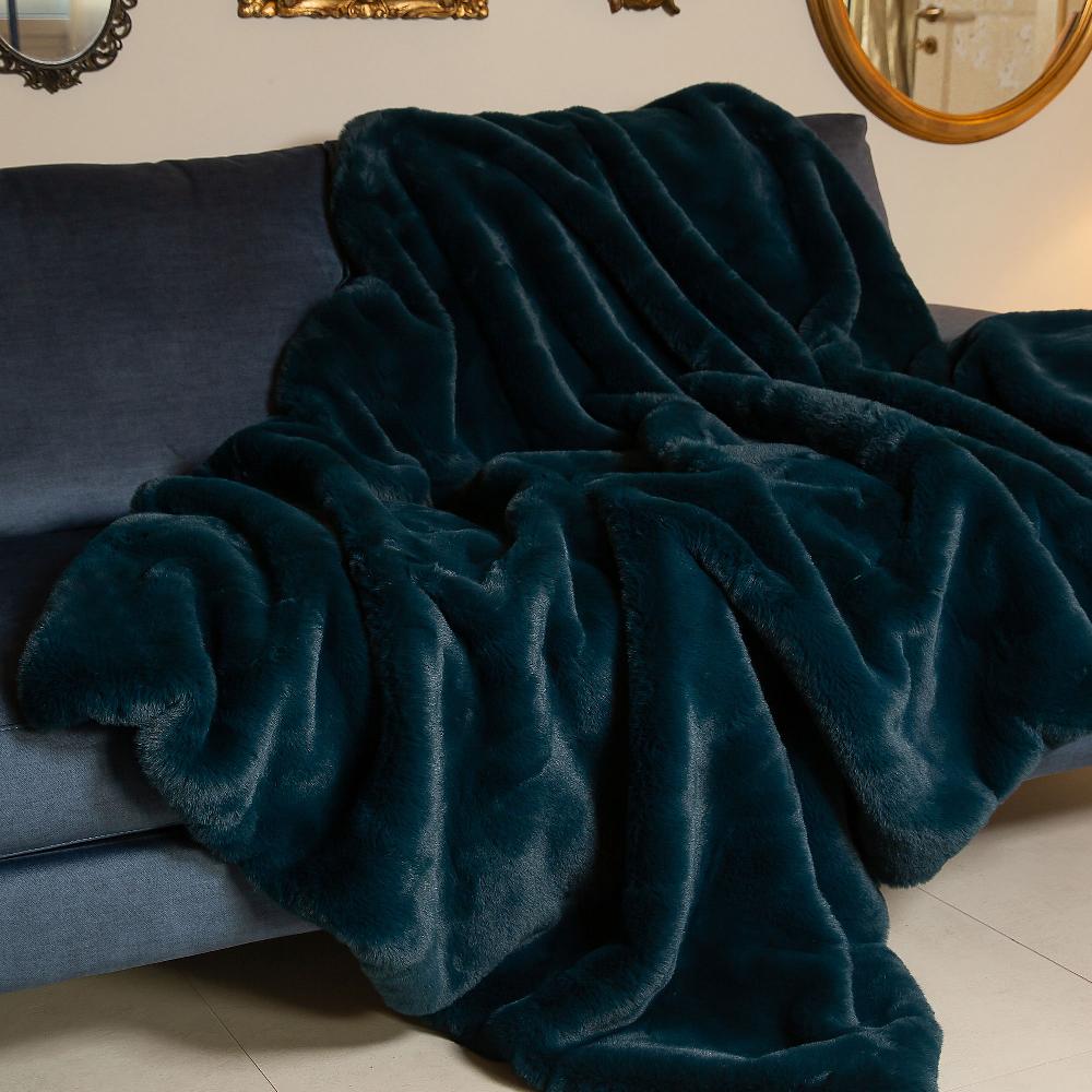 QVC Ferò Plaid Elisir in morbido pelo sintetico