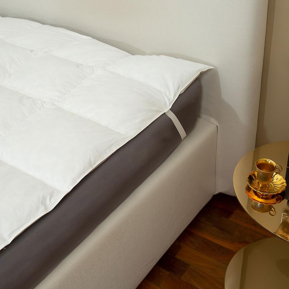 QVC Ferò Topper Islanda in piuma 100% cotone twill