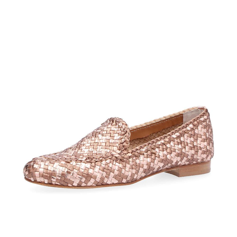 QVC Galieti Ballerina in pelle laminata tacco 2 cm