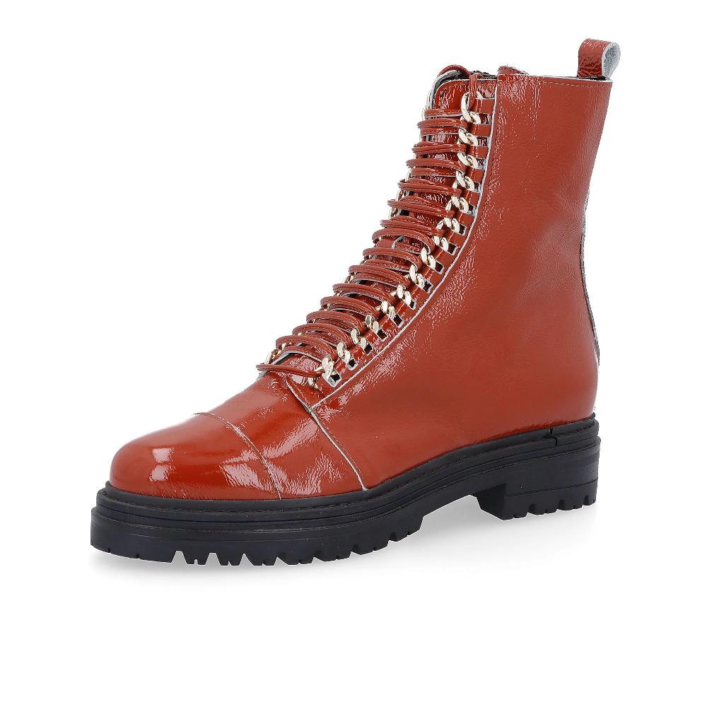 QVC Galieti Biker in pelle effetto vernice