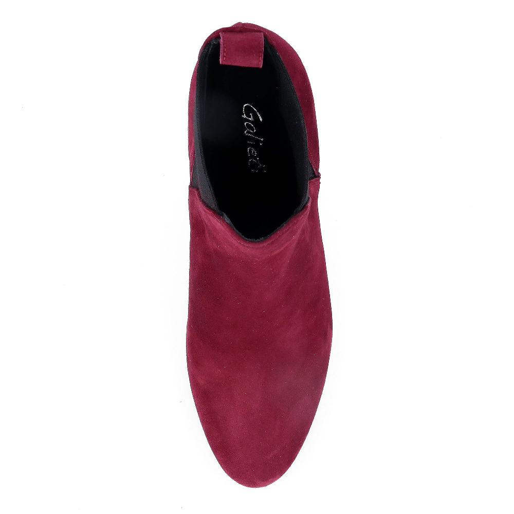 QVC Galieti Chelsea In Pelle Scamosciata Tacco 7cm