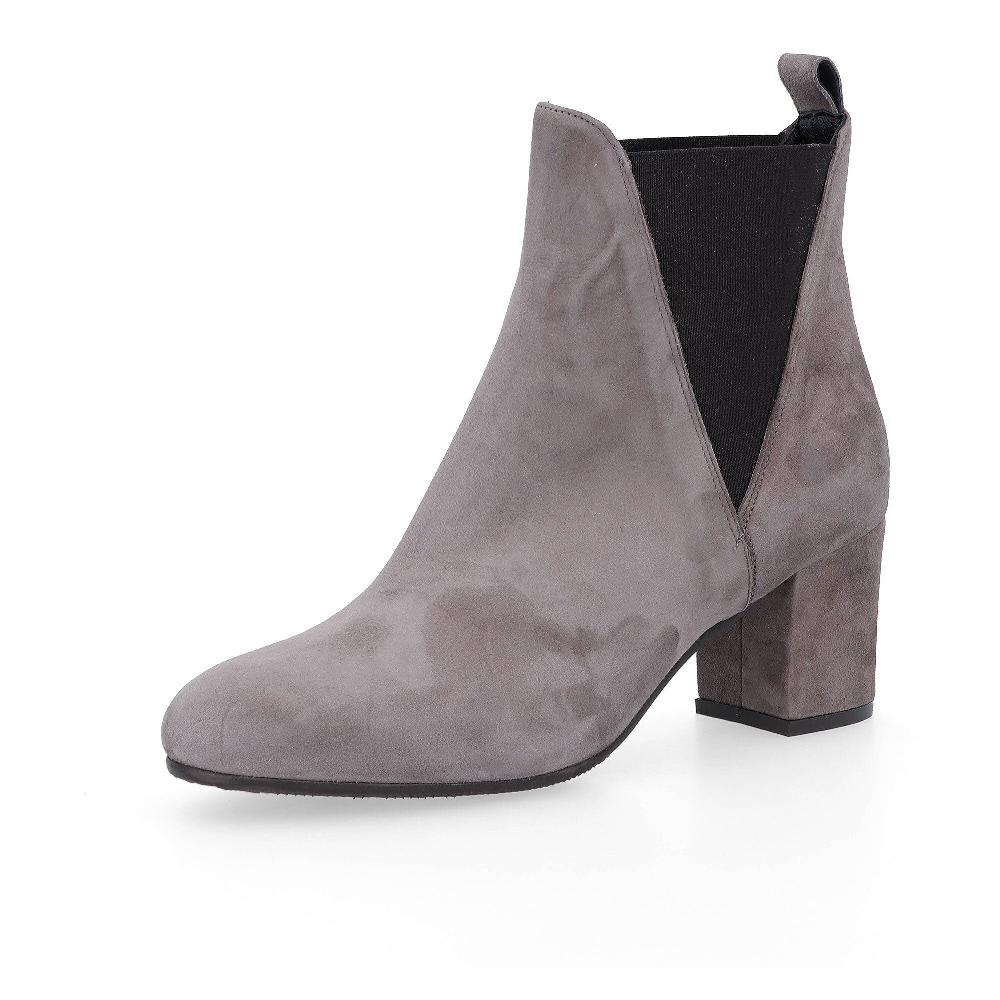 QVC Galieti Chelsea in pelle scamosciata tacco 7cm