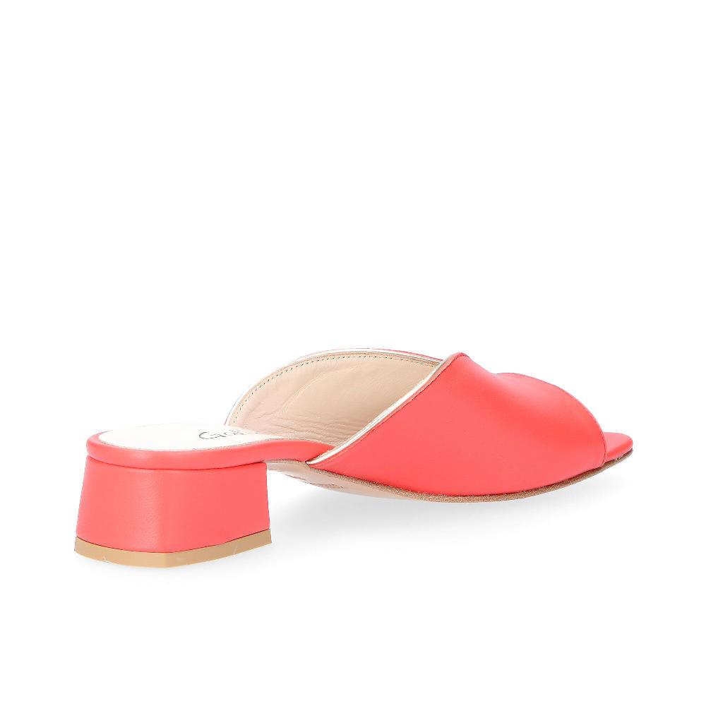 QVC Galieti Ciabattine In Pelle Con Tacco 4 Cm