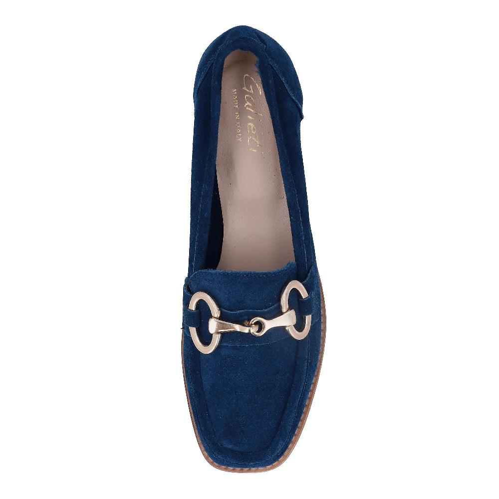 QVC Galieti Mocassini In Pelle Con Tacco 3 Cm