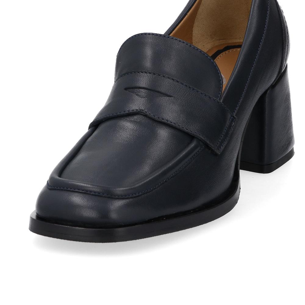 QVC Galieti Mocassino In Pelle Tacco 6 Cm