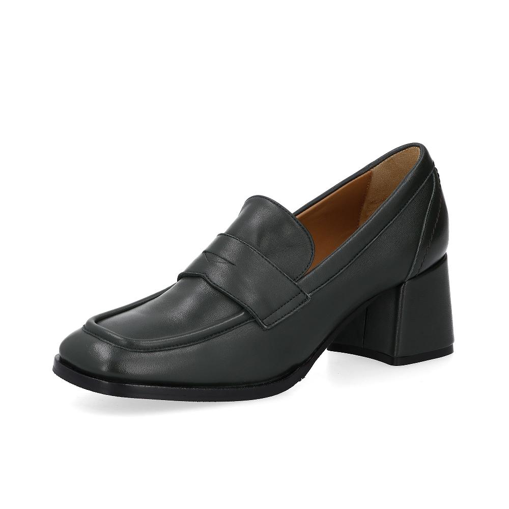 QVC Galieti Mocassino in pelle Tacco 6 cm