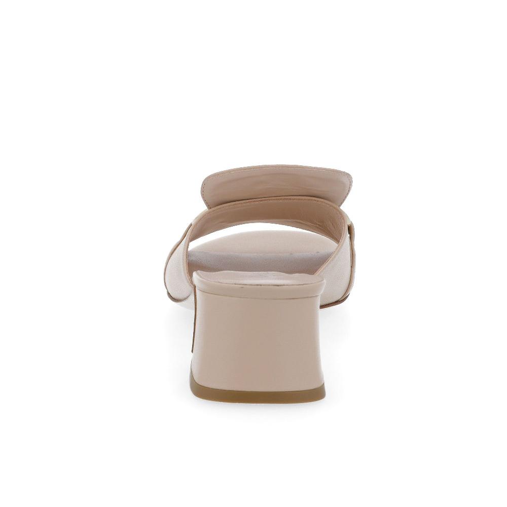 QVC Galieti Sabot In Pelle Con Morsetto Tacco 5 Cm