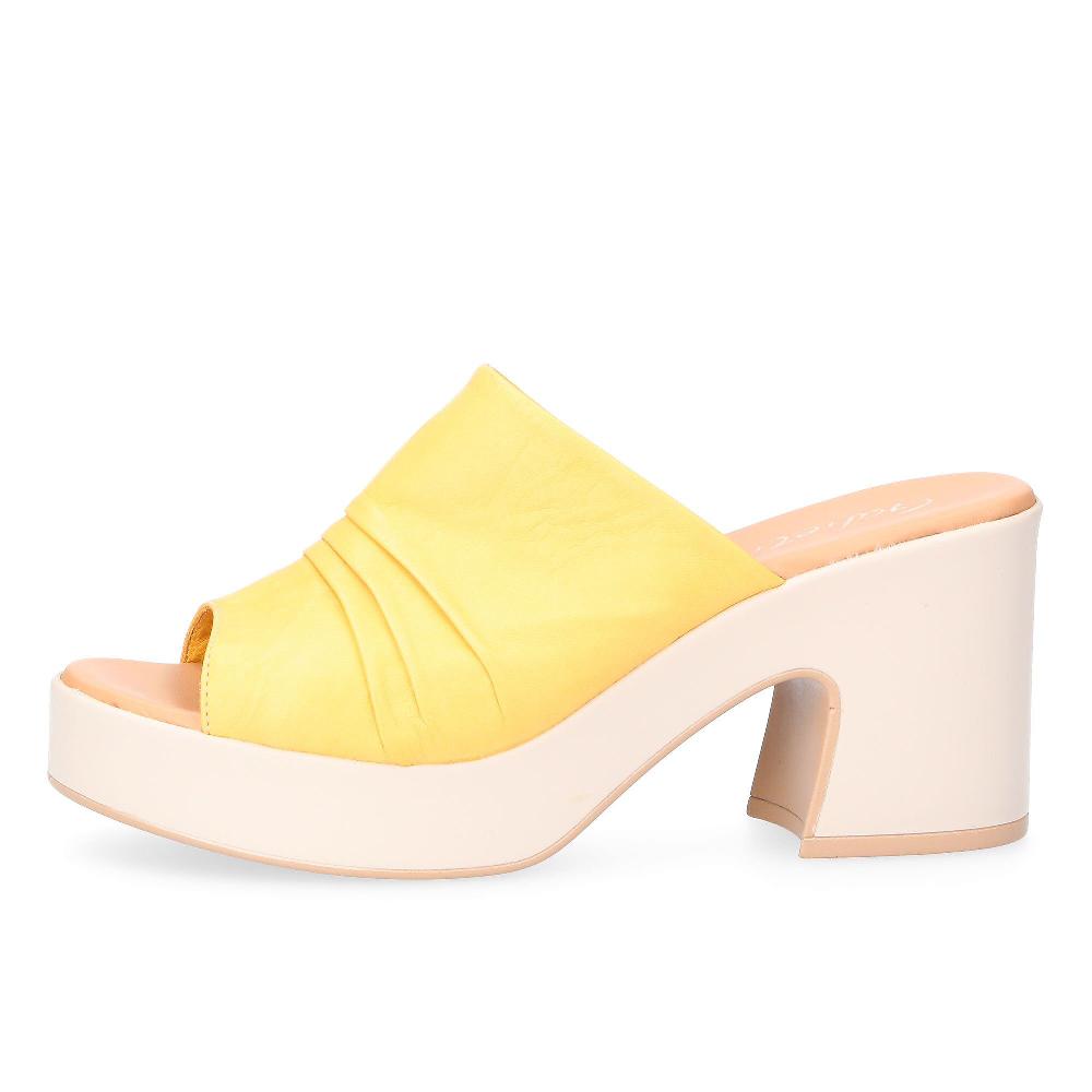 QVC Galieti Sabot In Pelle Con Zeppa 8 Cm
