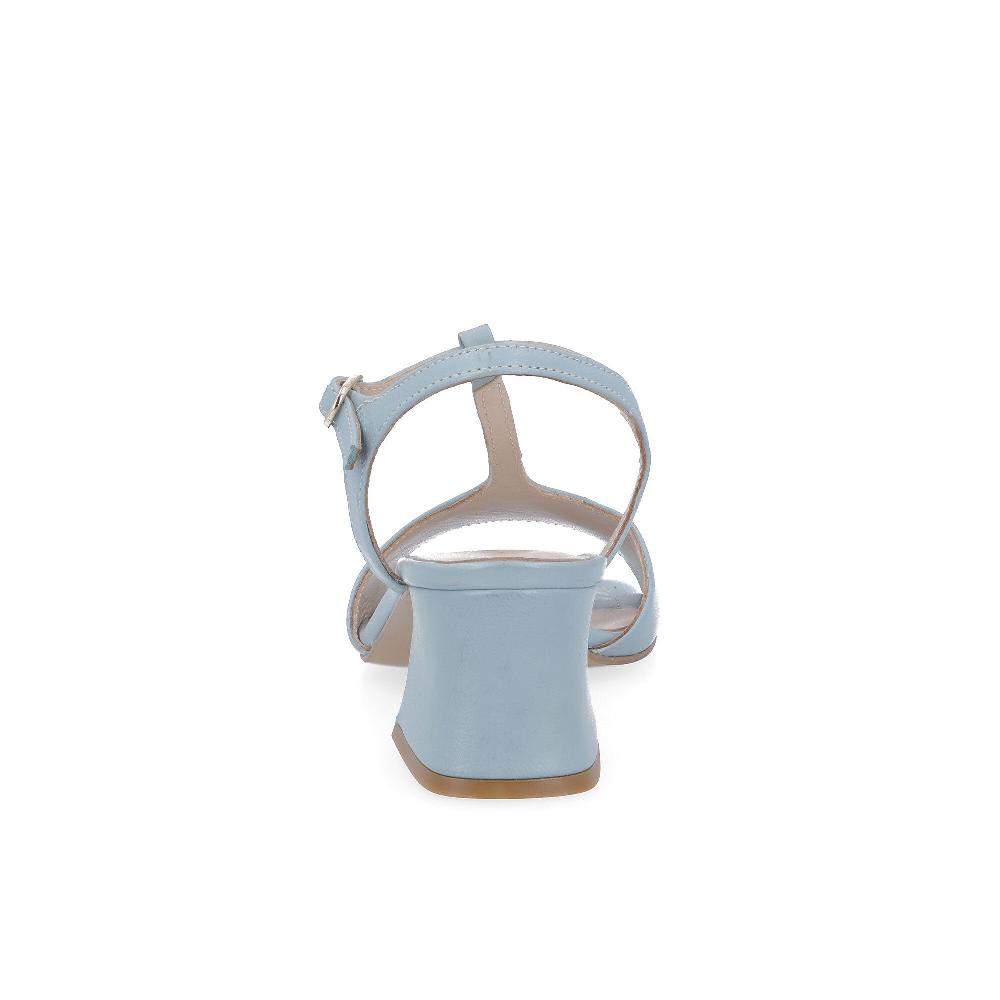 QVC Galieti Sandali A T In Pelle Con Tacco 6 5 Cm