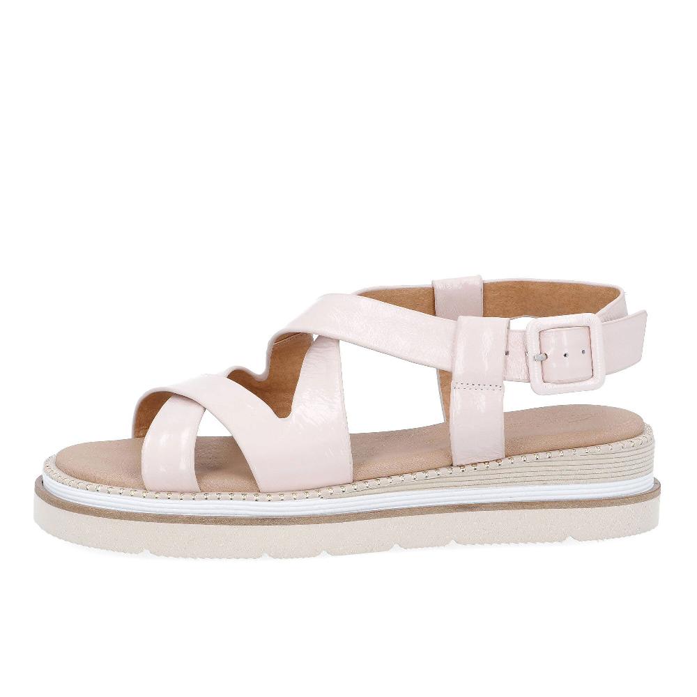 QVC Galieti Sandali In Pelle Con Suola Carrarmato