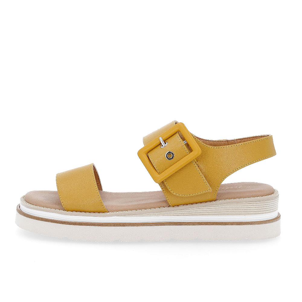 QVC Galieti Sandali In Pelle Con Zeppa 4 Cm