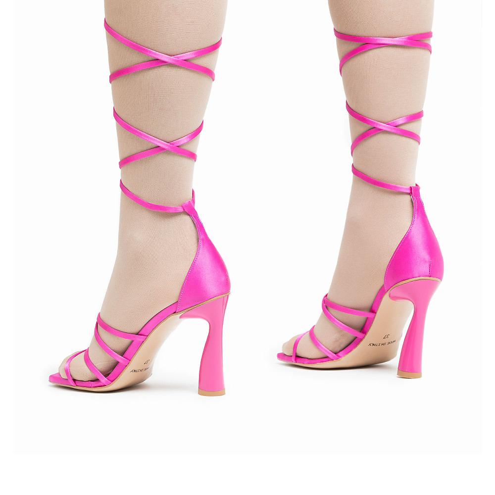 QVC Galieti Sandali In Raso Alla Schiava