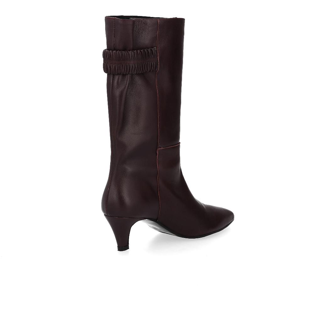 QVC Galieti Stivale In Pelle 3/4 Piazzato Dietro