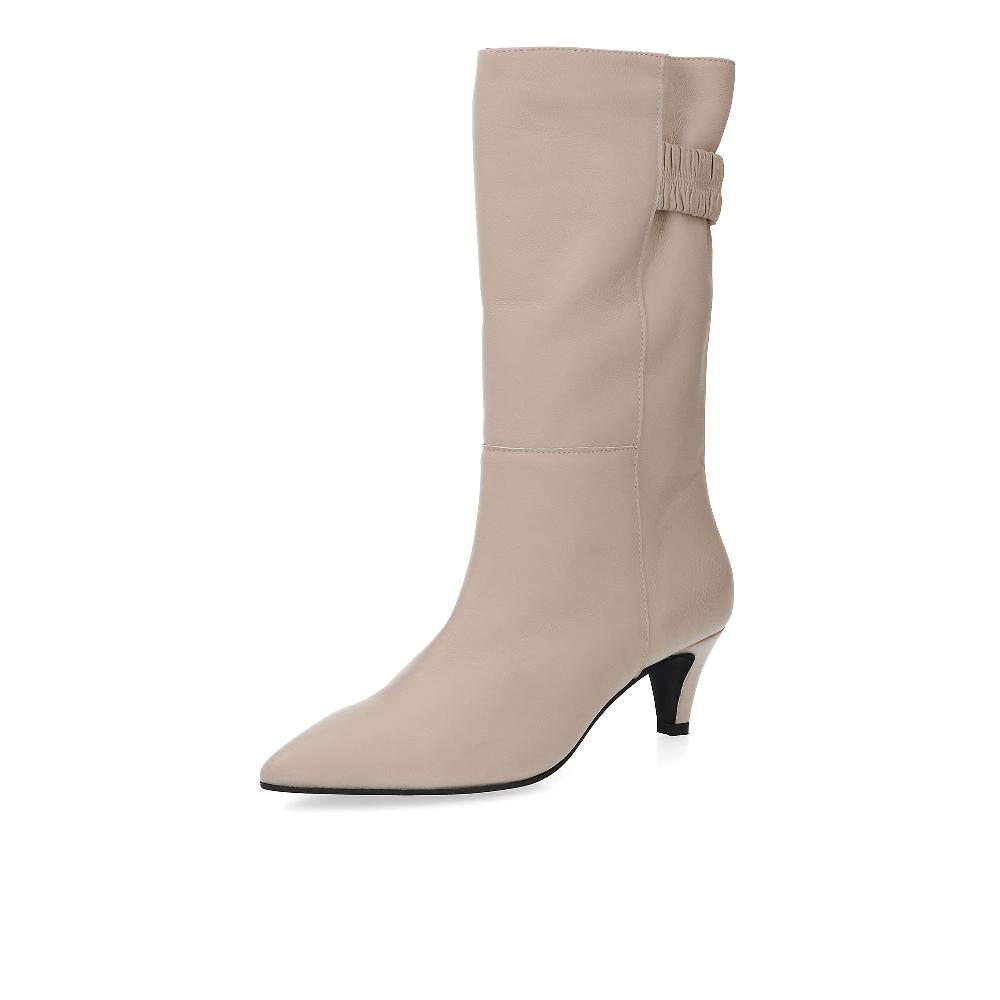 QVC Galieti Stivale in pelle 3/4 piazzato dietro