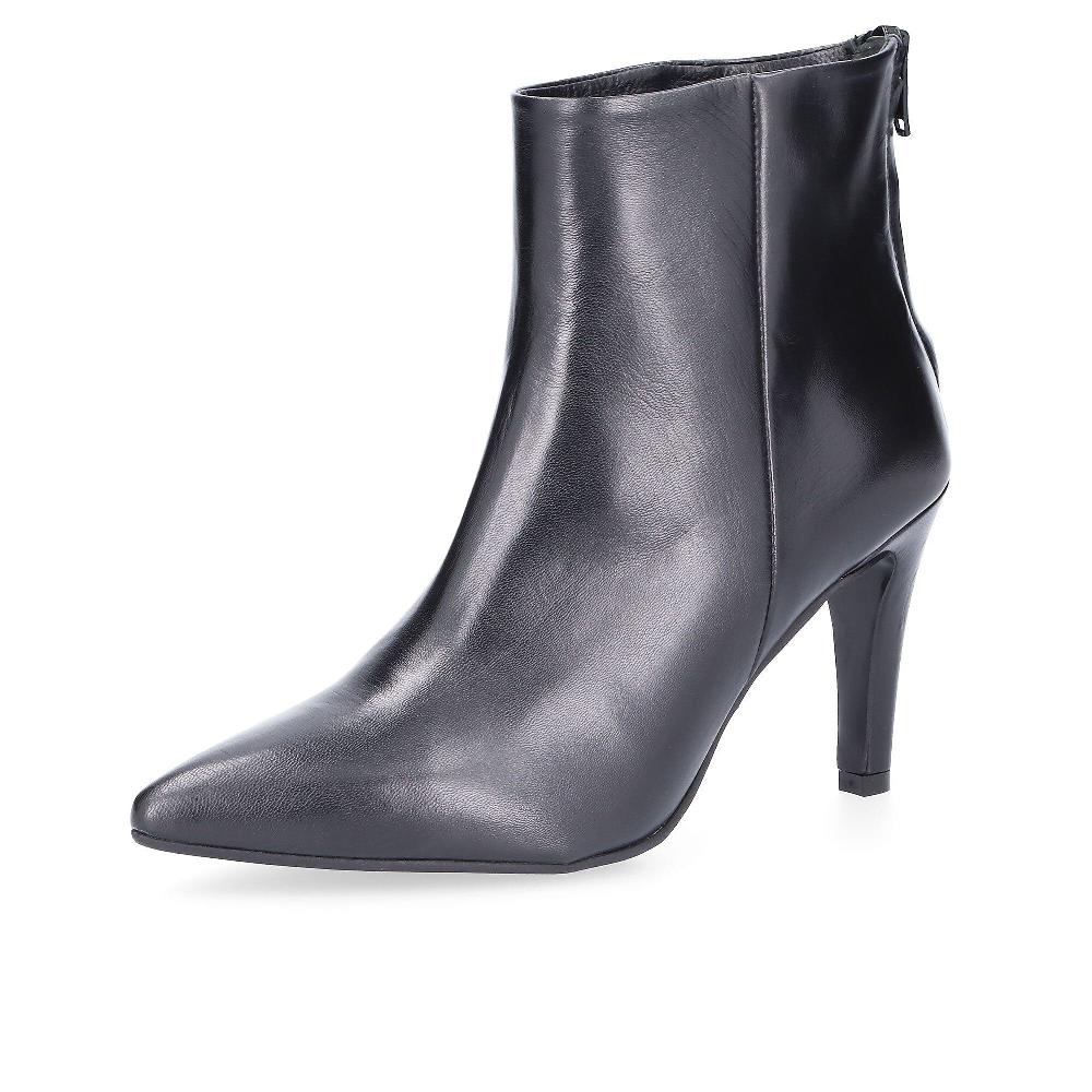 QVC Galieti Stivaletti in pelle con tacco 9 cm