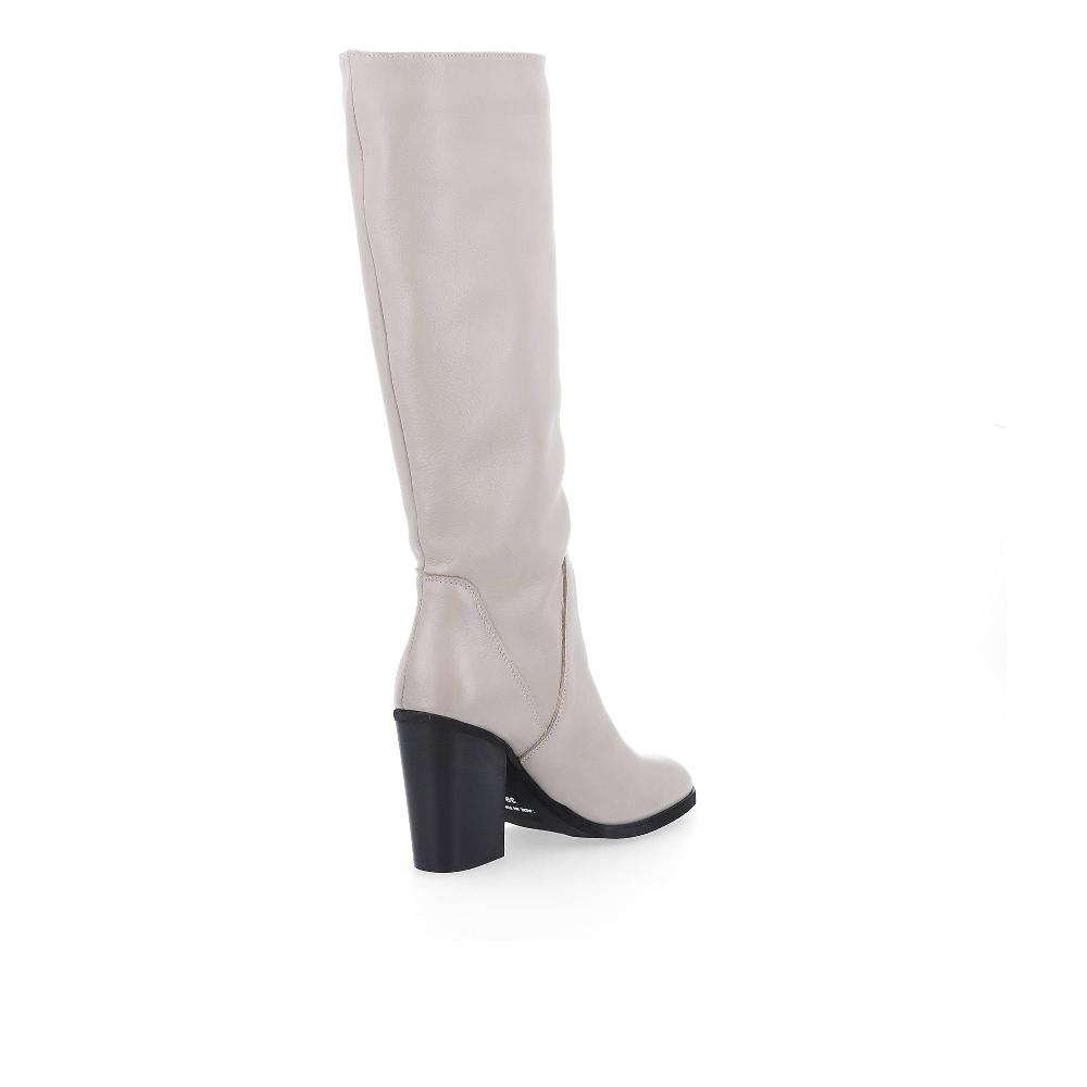 QVC Galieti Stivali In Pelle A Tubo Con Tacco 9 Cm