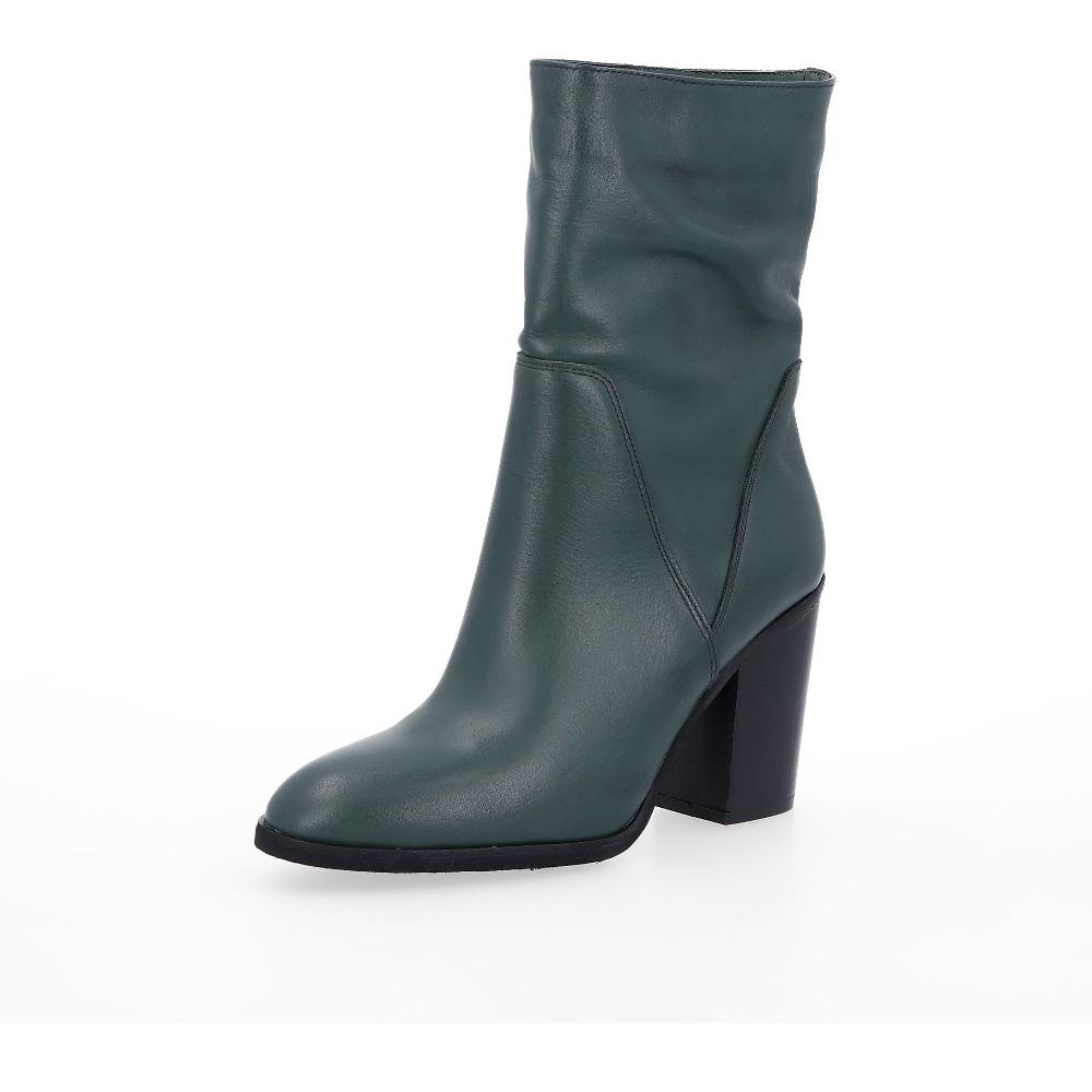 QVC Galieti Stivali in pelle con tacco 9cm