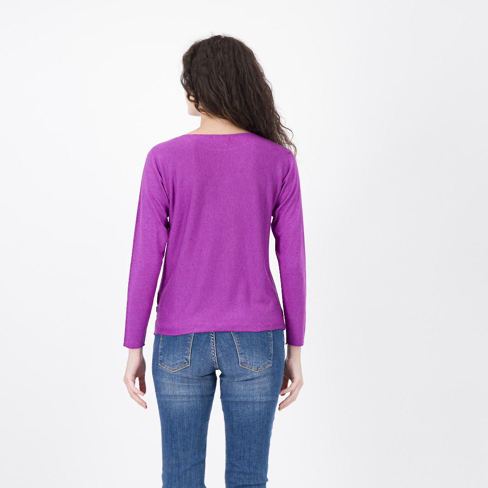 QVC HEKLA Maglia A Maniche Lunghe Misto Viscosa