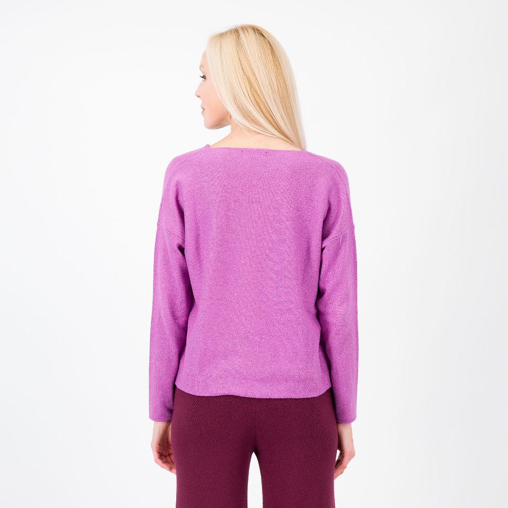 QVC HEKLA Maglia Con Lamé Con Collo A Cappuccio