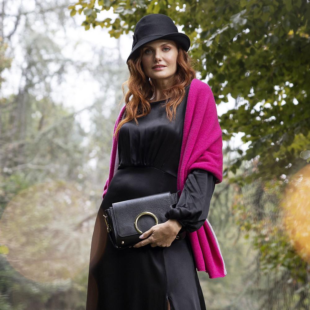 QVC HEKLA Stola In Maglia 100% Cachemire
